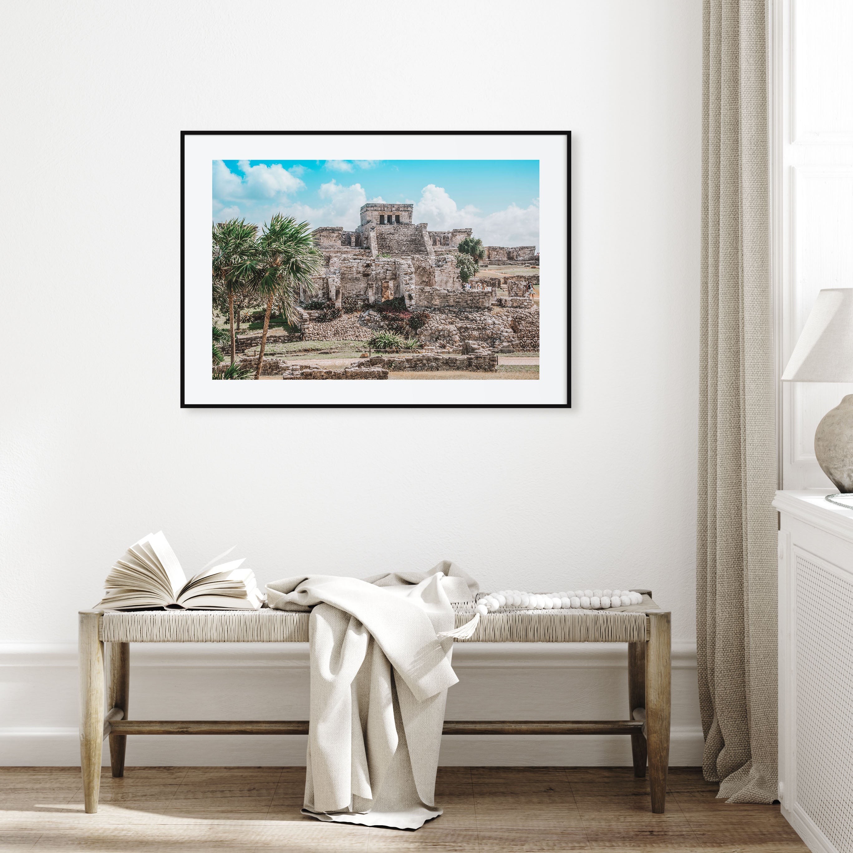 Tulum Landscape Color Poster