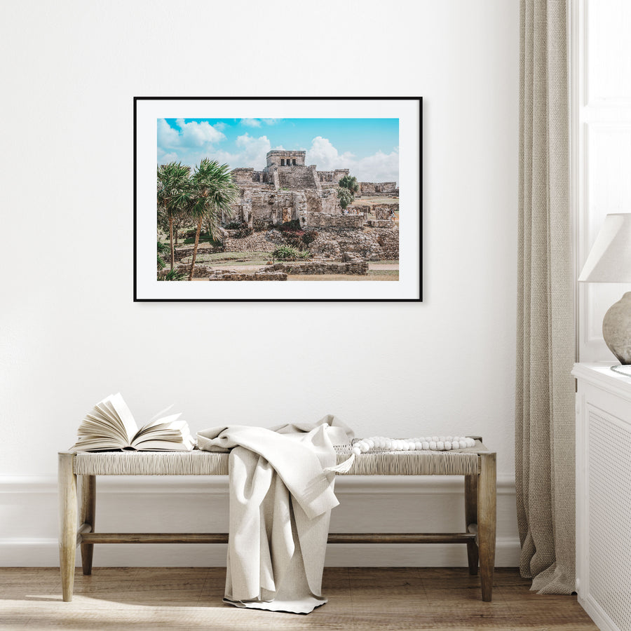 Tulum Landscape Color Poster