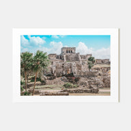 Tulum Landscape Color Poster