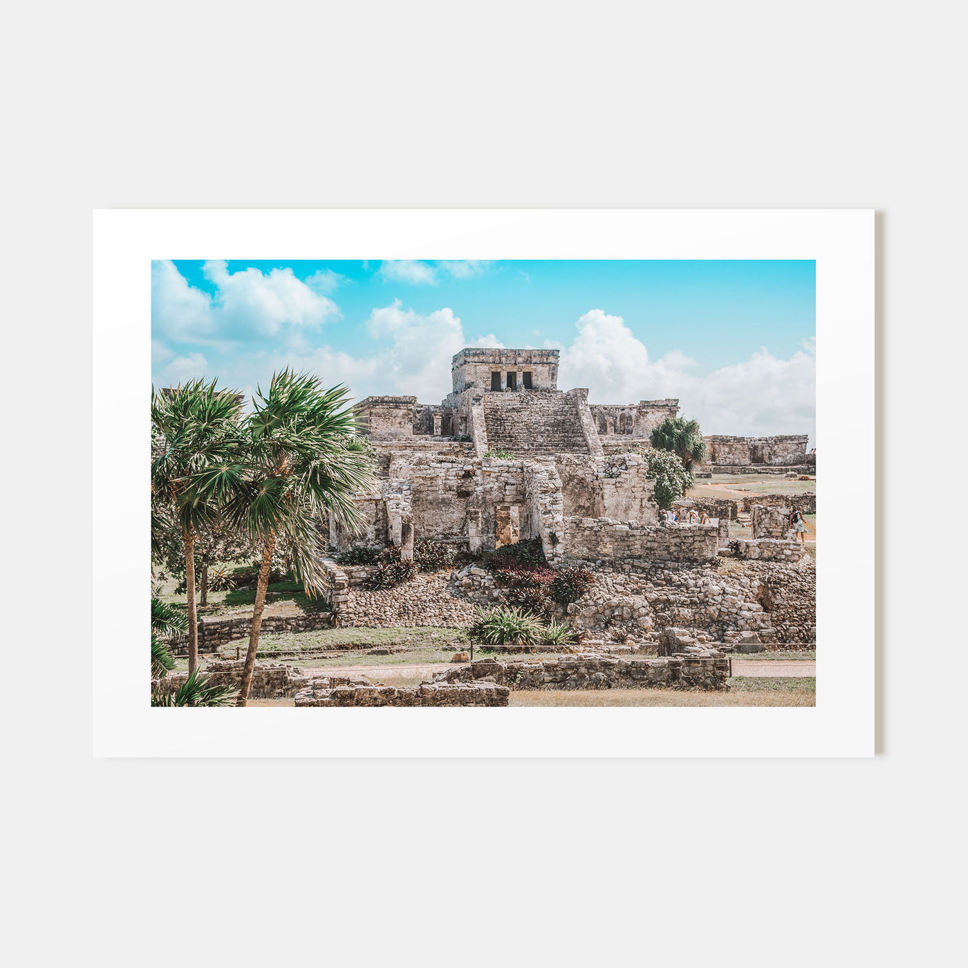 Tulum Landscape Color Poster