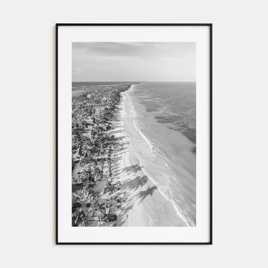 Tulum Photo B&W Poster