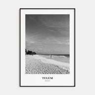 Tulum Portrait B&W No 1 Poster