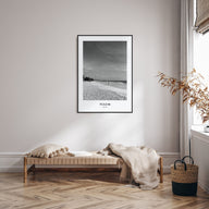 Tulum Portrait B&W No 1 Poster