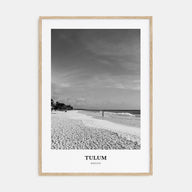 Tulum Portrait B&W No 1 Poster