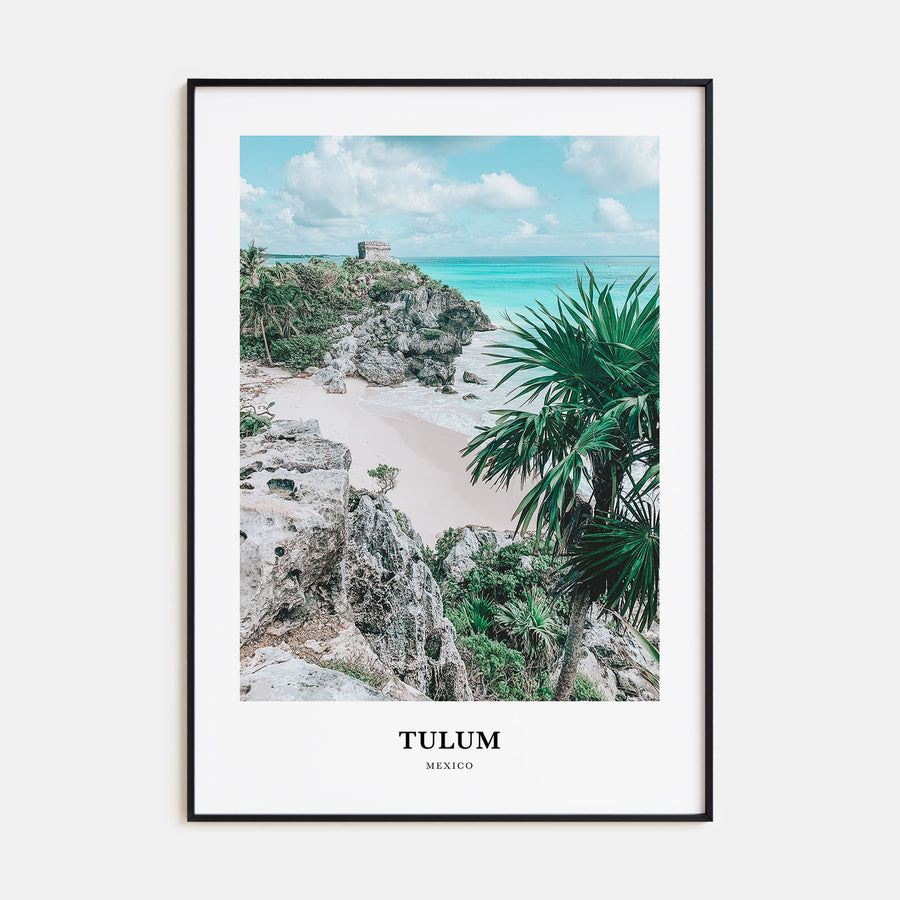 Tulum Portrait Color Poster