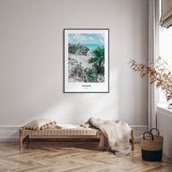 Tulum Portrait Color Poster