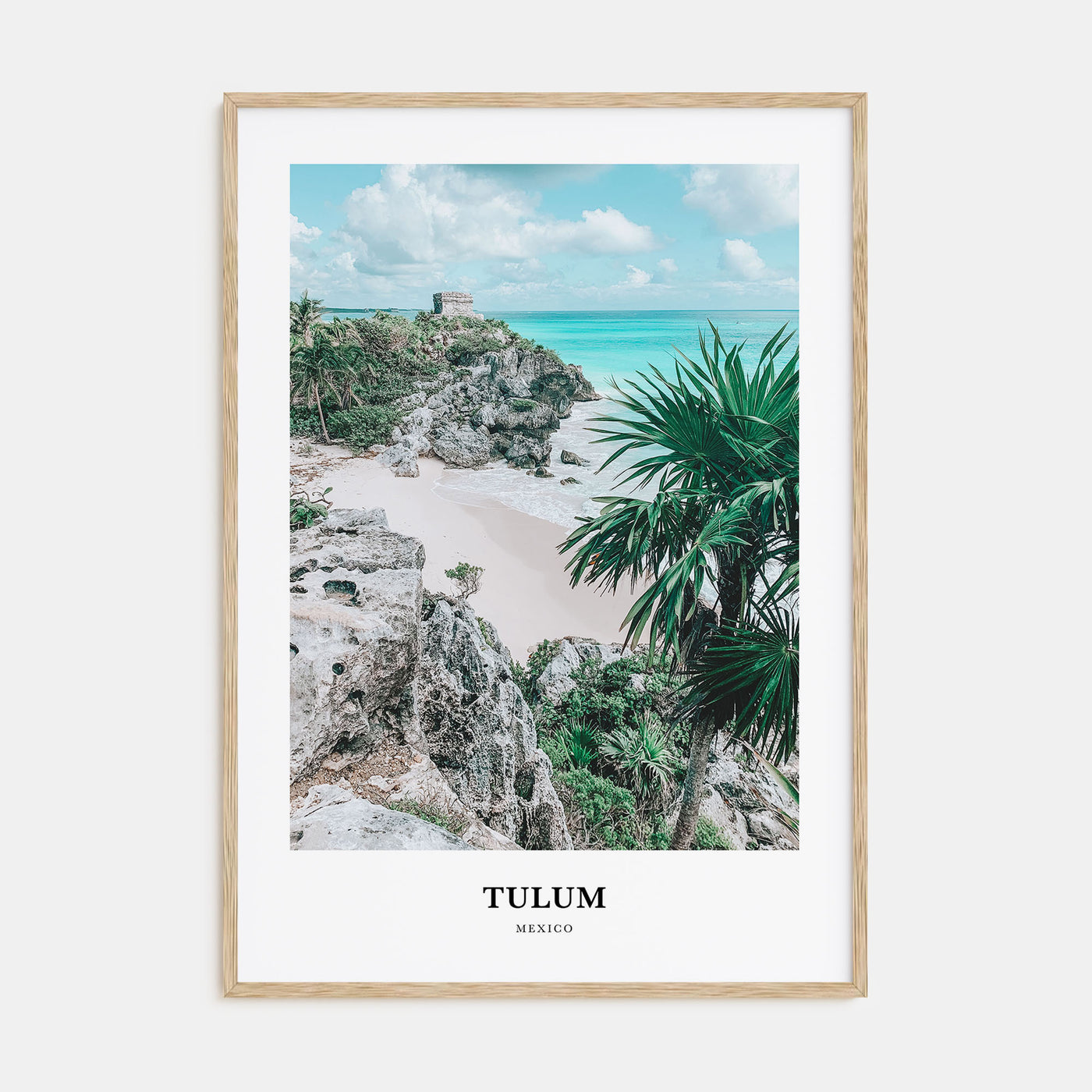 Tulum Portrait Color Poster