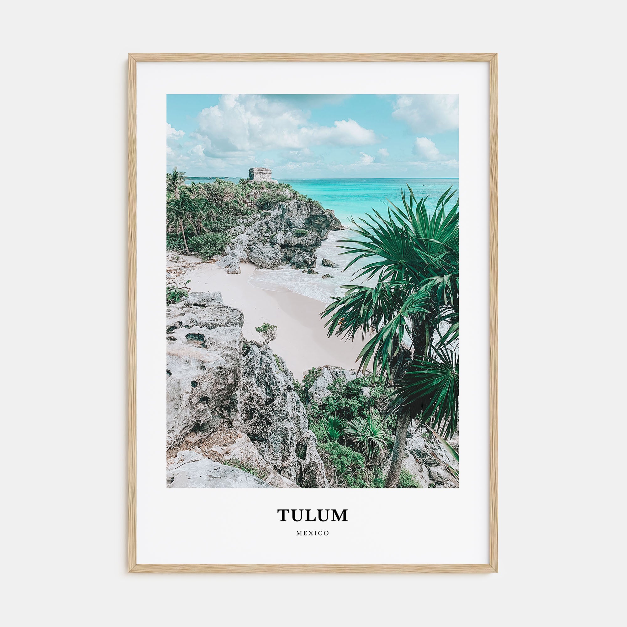 Tulum Portrait Color Poster