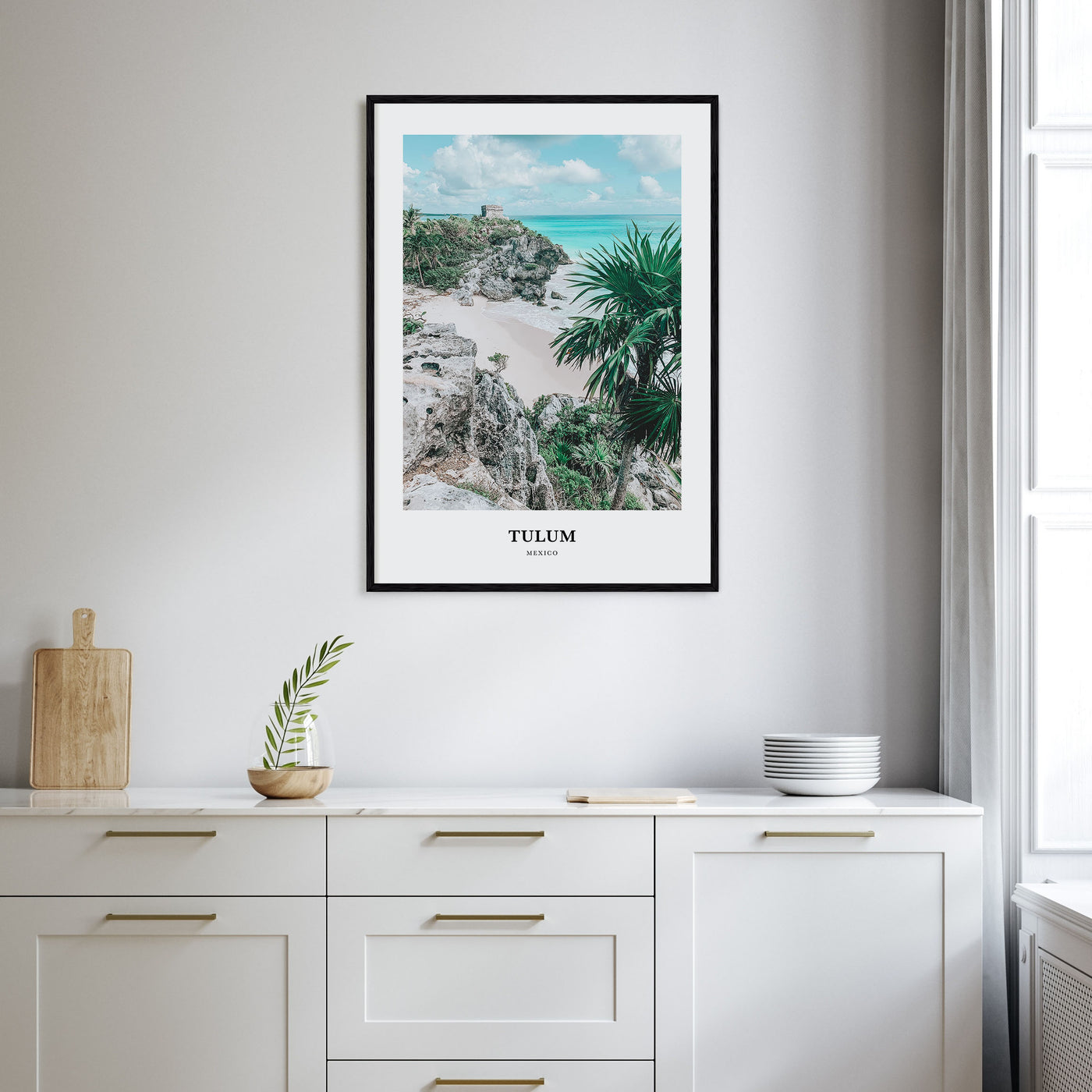 Tulum Portrait Color Poster