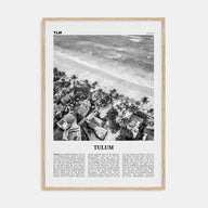 Tulum Travel B&W No 2 Poster