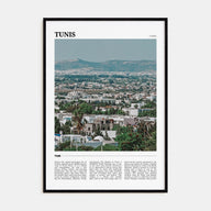 Tunis Travel Color Poster