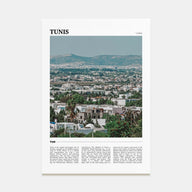 Tunis Travel Color Poster