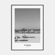 Tunisia Portrait B&W Poster