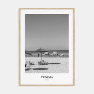 Tunisia Portrait B&W Poster