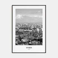 Turin Portrait B&W Poster