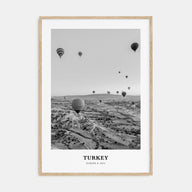 Turkey Portrait B&W Poster