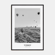 Turkey Portrait B&W Poster