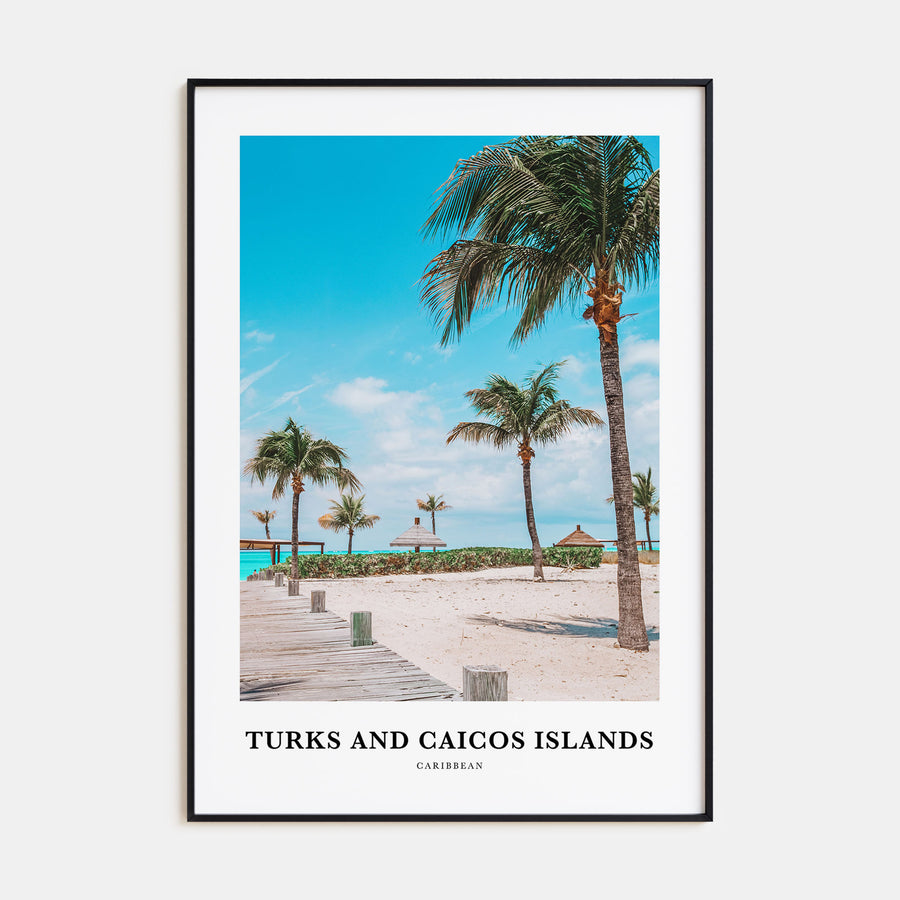 Turks and Caicos Islands Portrait Color Poster