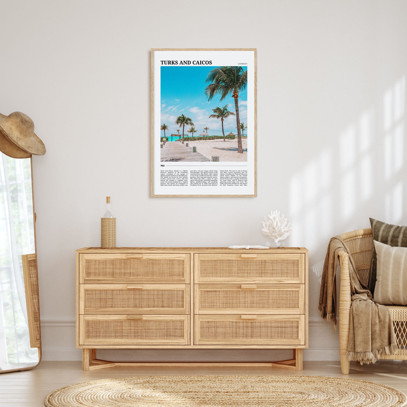 Turks and Caicos Islands Travel Color Poster