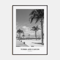 Turks and Caicos Portrait B&W Poster