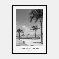 Turks and Caicos Portrait B&W Poster