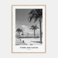 Turks and Caicos Portrait B&W Poster