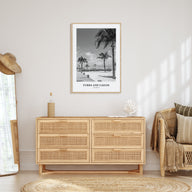 Turks and Caicos Portrait B&W Poster