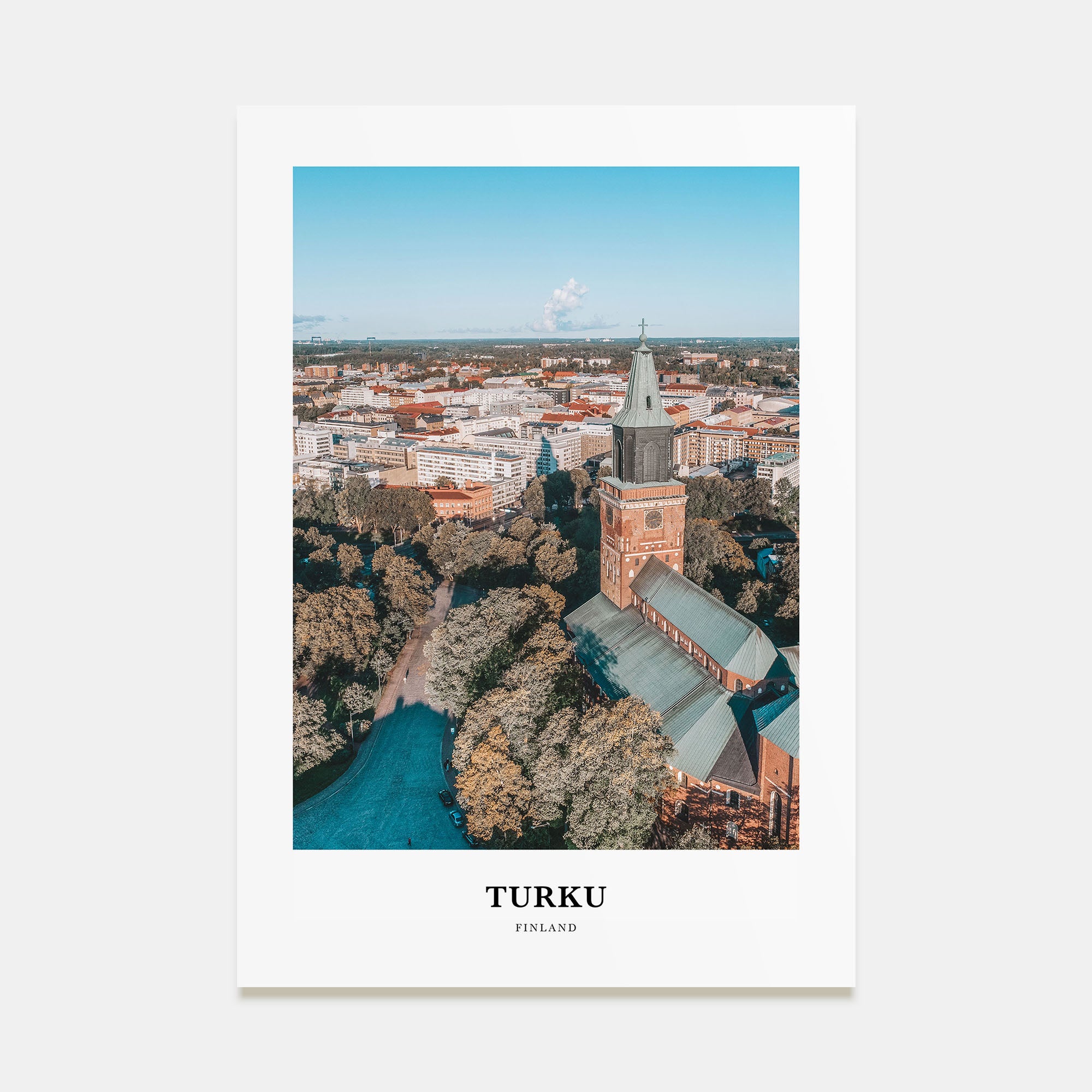 Turku Portrait Color Poster