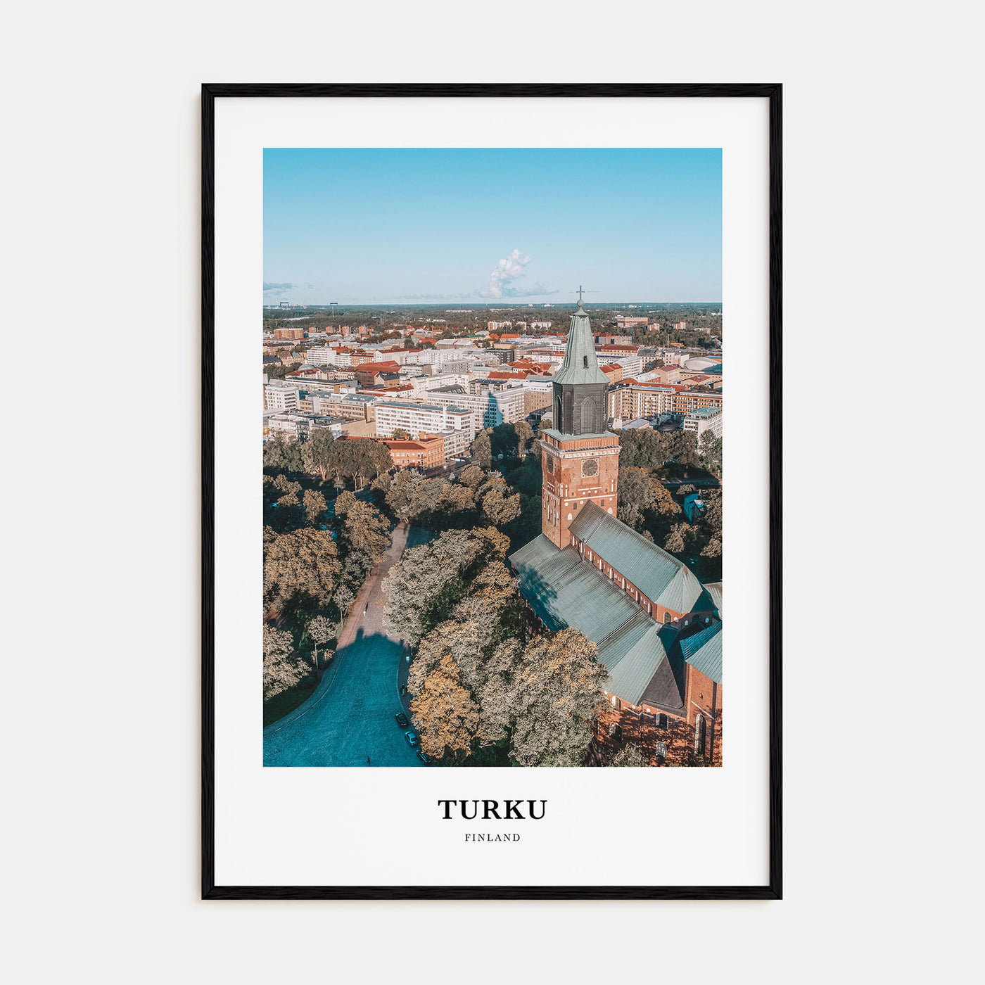 Turku Portrait Color Poster