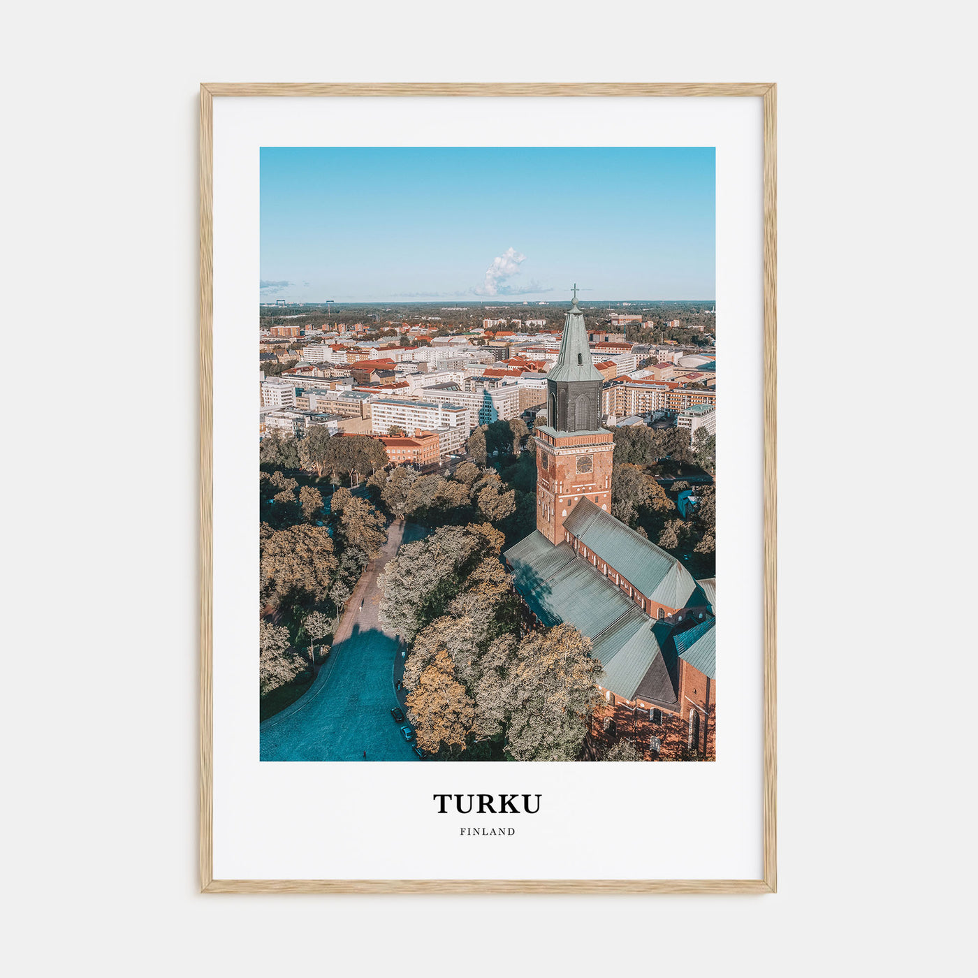Turku Portrait Color Poster