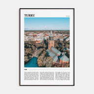 Turku Travel Color Poster
