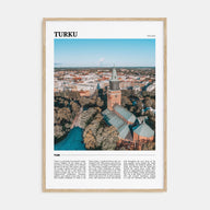 Turku Travel Color Poster