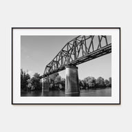 Tuscaloosa Landscape B&W Poster