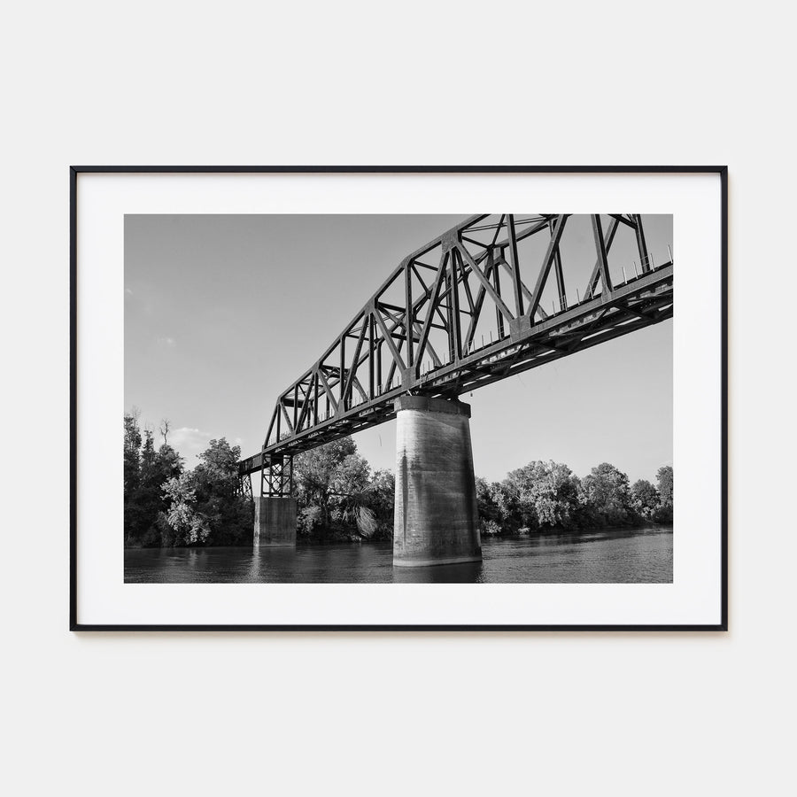 Tuscaloosa Landscape B&W Poster