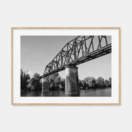 Tuscaloosa Landscape B&W Poster