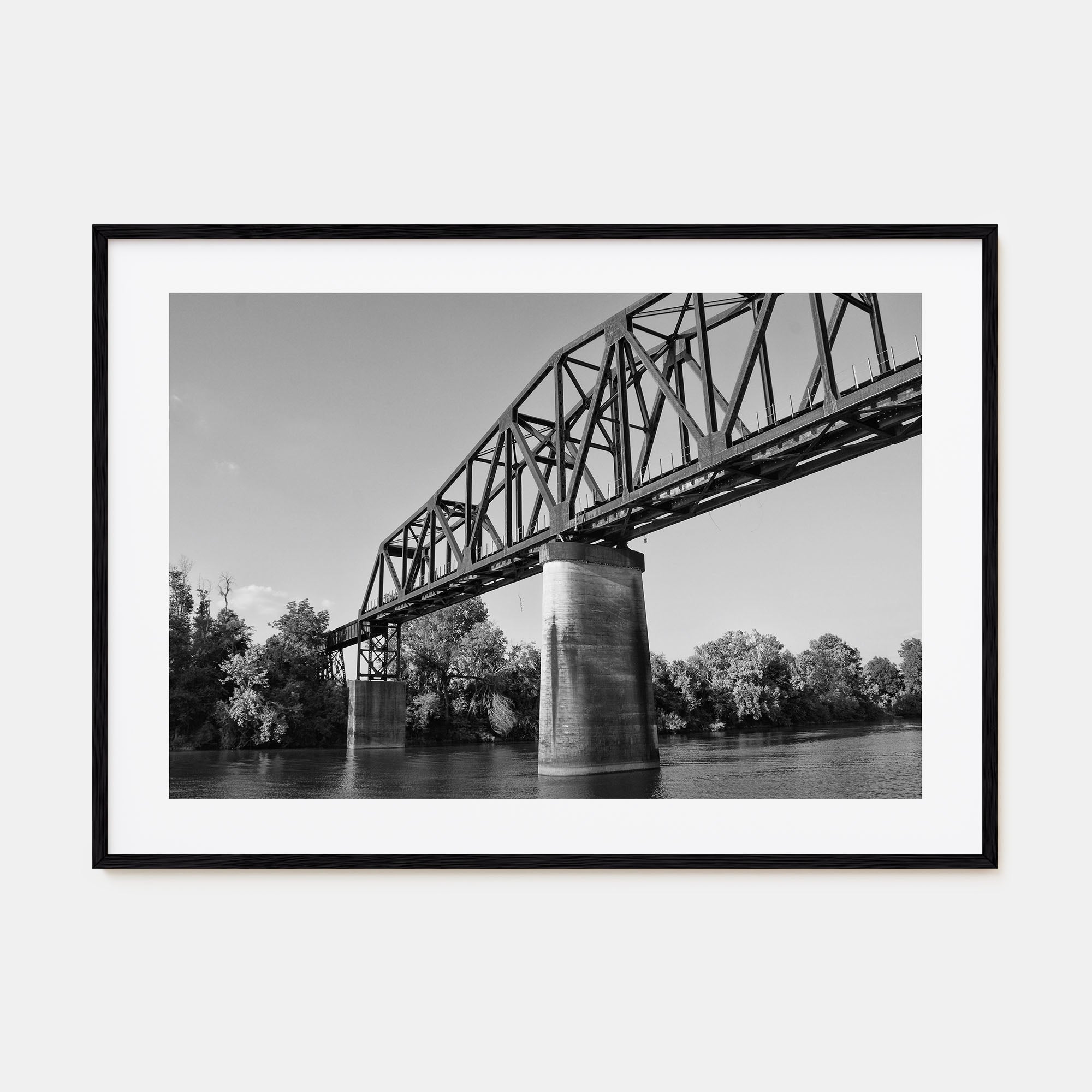 Tuscaloosa Landscape B&W Poster