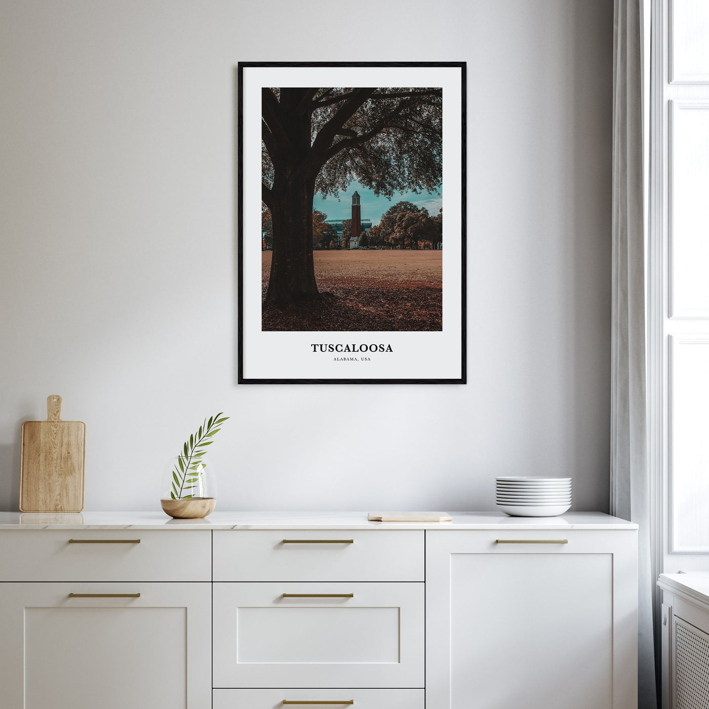 Tuscaloosa Portrait Color Poster