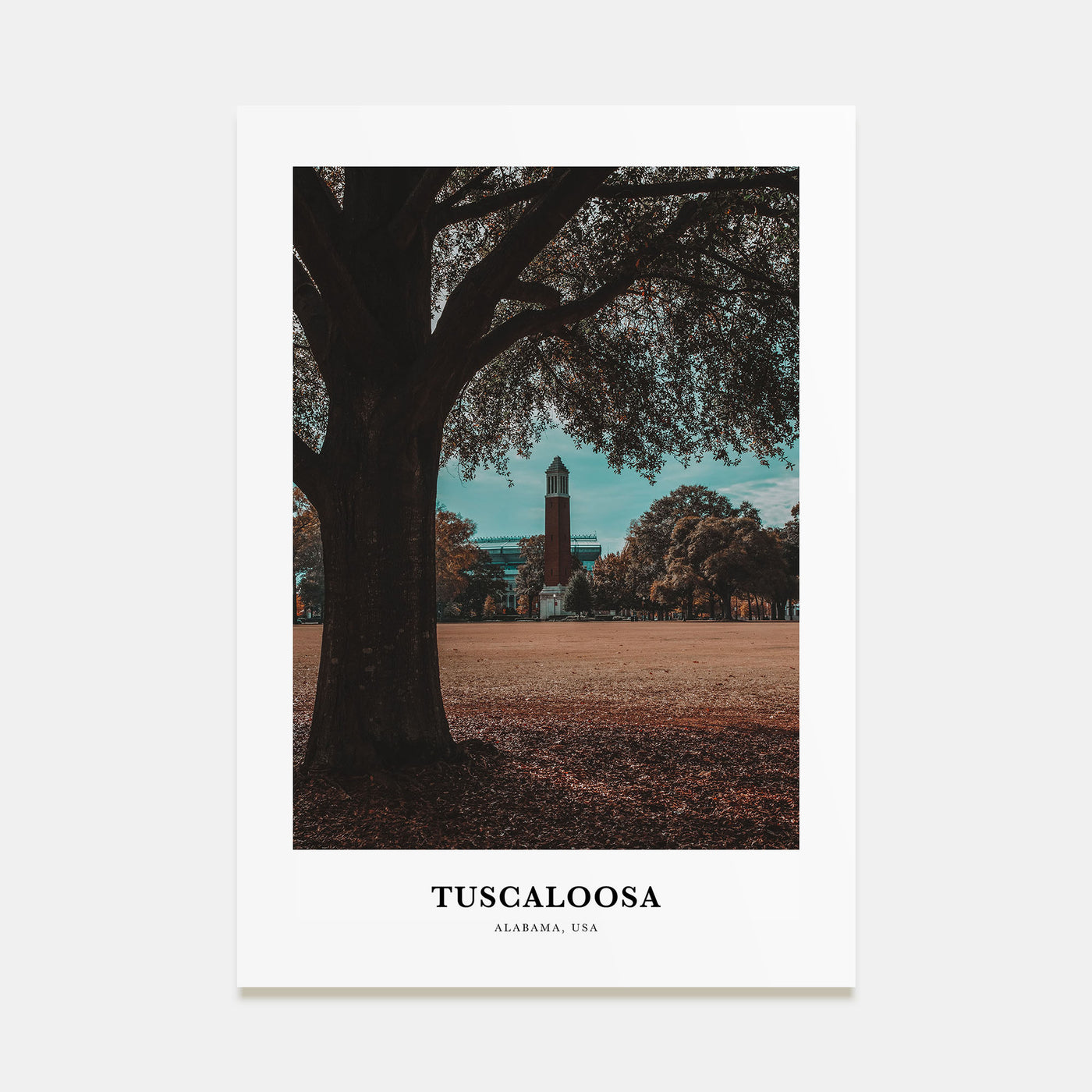 Tuscaloosa Portrait Color Poster