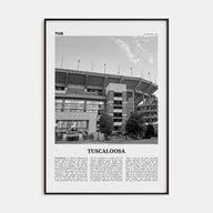 Tuscaloosa Travel B&W No 2 Poster