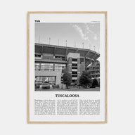 Tuscaloosa Travel B&W No 2 Poster