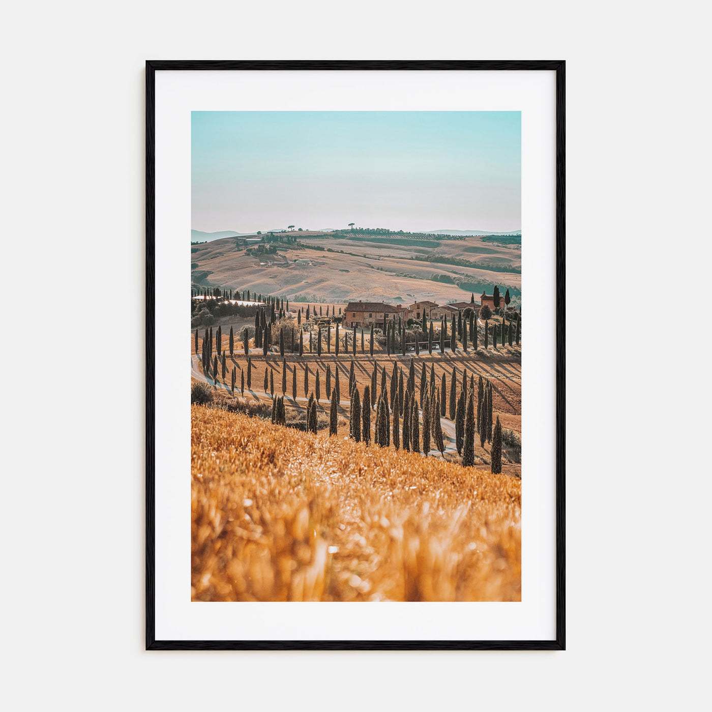 Tuscany Hillside View Photo Color Poster