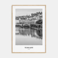 Tuscany Portrait B&W Poster