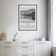 Tuscany Travel B&W Poster