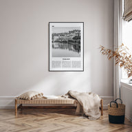 Tuscany Travel B&W Poster