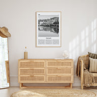 Tuscany Travel B&W Poster