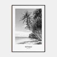 Tuvalu Portrait B&W Poster