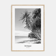 Tuvalu Portrait B&W Poster