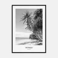 Tuvalu Portrait B&W Poster