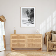 Tuvalu Portrait B&W Poster