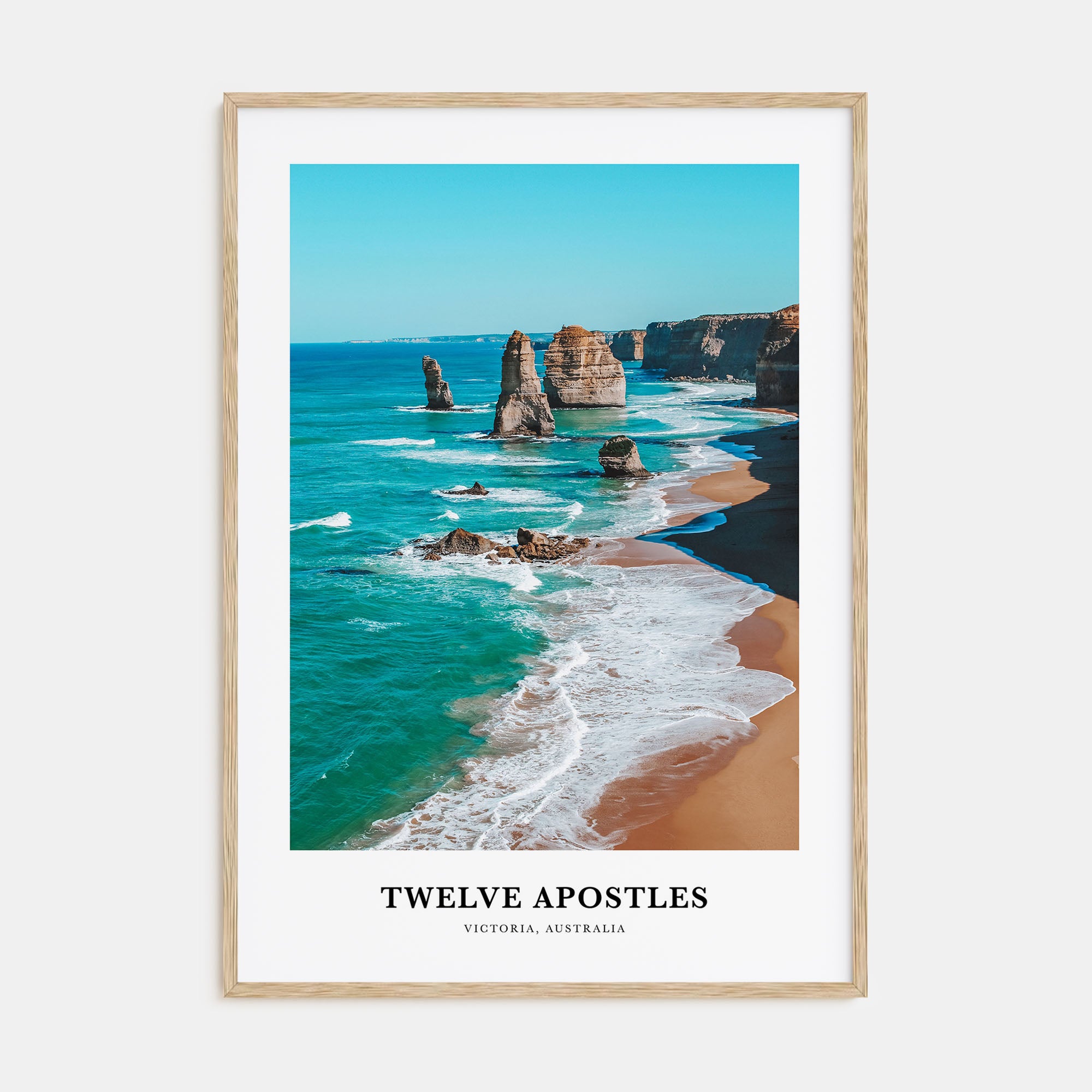Twelve Apostles Portrait Color Poster